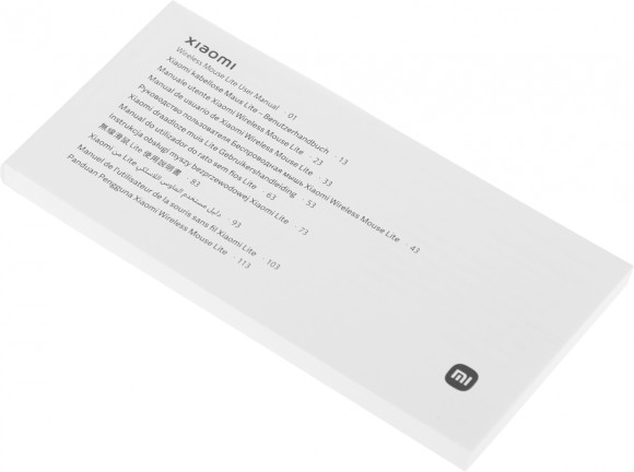 Мышь Xiaomi Wireless Mouse Lite черный оптическая 1000dpi беспров. USB для ноутбука 2but (BHR6099GL)