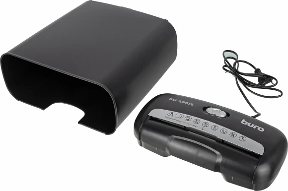 Шредер Buro Home BU-S601S (секр.Р-1) ленты 6лист. 10лтр. пл.карты