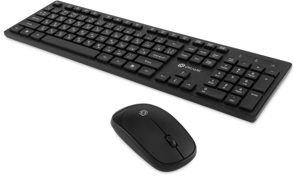 Клавиатура + мышь Оклик S255W клав:черный мышь:черный USB беспроводная Multimedia (1909361) Клавиатура + мышь Оклик S255W клав:черный мышь:черный USB беспроводная Multimedia (1909361)