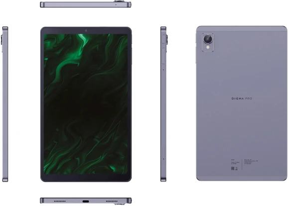 Планшет Digma Pro Spark G85 (2.0) 8C RAM4Gb ROM64Gb 8.7" IPS 1340x800 4G Android 14 темно-серый 13Mpix 5Mpix BT WiFi microSD 256Gb 4000mAh 600hrs Планшет Digma Pro Spark G85 (2.0) 8C RAM4Gb ROM64Gb 8.7" IPS 1340x800 4G Android 14 темно-серый 13Mpix 5Mpix BT WiFi microSD 256Gb 4000mAh 600hrs