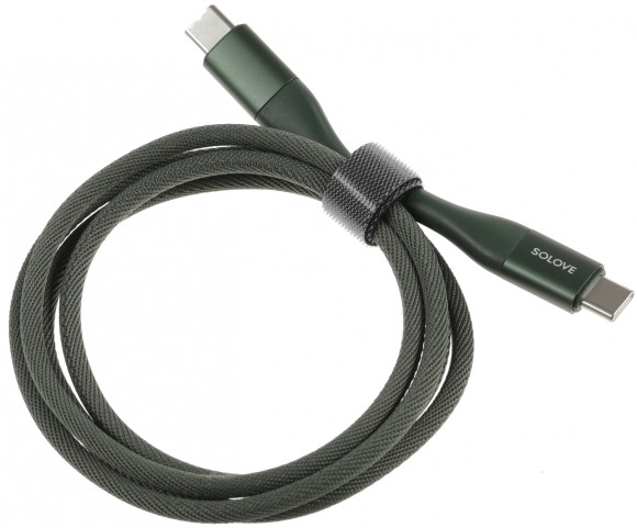 Кабель ZMI DW3 DW3 GREEN RUS USB Type-C (m)-USB Type-C (m) 1м зеленый Bulk (упак.:1шт)