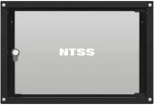 Шкаф коммутационный NTSS Lime (NTSS-WL6U5545GS-BL) настенный 6U 550x450мм пер.дв.стекл несъемн.бок.пан. 30кг черный 370мм 9.6кг 110град. 370мм IP20 сталь
