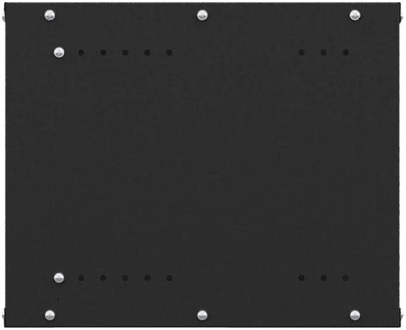 Шкаф коммутационный NTSS Lime (NTSS-WL6U5545GS-BL) настенный 6U 550x450мм пер.дв.стекл несъемн.бок.пан. 30кг черный 370мм 9.6кг 110град. 370мм IP20 сталь