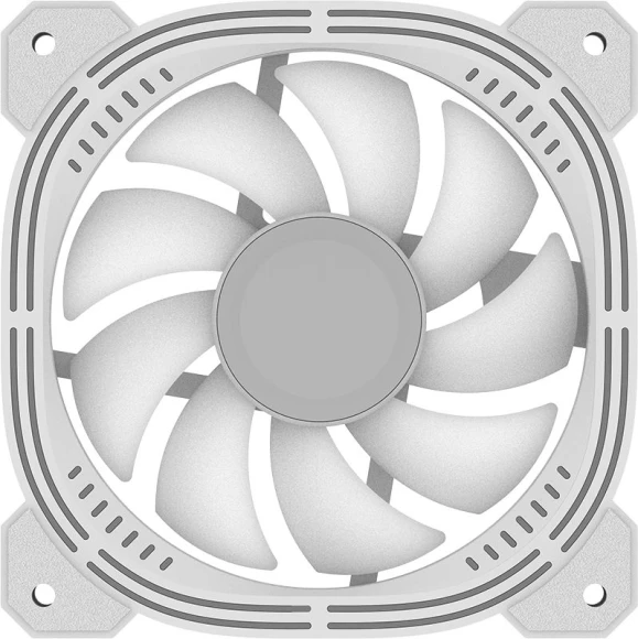 Вентилятор для корпуса Formula Nulight 12WH RGB 120х120x25 белый 3-pin 4-pin (Molex) 19.06дБ (NULIGHT 12WH FR) Ret