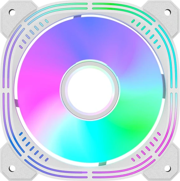 Вентилятор для корпуса Formula Nulight 12WH RGB 120х120x25 белый 3-pin 4-pin (Molex) 19.06дБ (NULIGHT 12WH FR) Ret