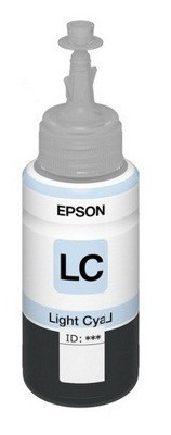 Чернила Epson 673 C13T67354A светло-голубой 70мл для Epson L800 Чернила Epson 673 C13T67354A светло-голубой 70мл для Epson L800