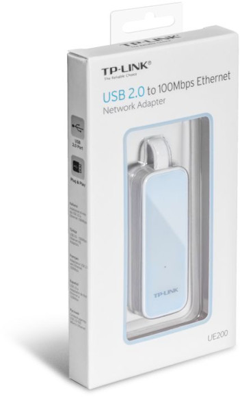 Сетевой адаптер Ethernet TP-Link UE200 USB 2.0 Сетевой адаптер Ethernet TP-Link UE200 USB 2.0