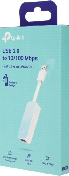 Сетевой адаптер Ethernet TP-Link UE200 USB 2.0 Сетевой адаптер Ethernet TP-Link UE200 USB 2.0