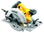 Циркулярная пила (дисковая) DeWalt DWE576K 1600Вт (ручная) D диска.:190мм (DWE576K-QS)