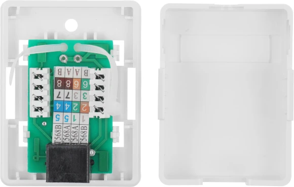 Розетка ITK CS2-1C5EU-12-G настенная 49.2x65.5x25.2мм RJ45 пластик белый Розетка ITK CS2-1C5EU-12-G настенная 49.2x65.5x25.2мм RJ45 пластик белый