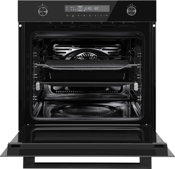Духовой шкаф Электрический Weissgauff EOM 751 PDB Black Edition черный