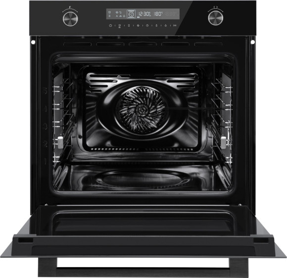 Духовой шкаф Электрический Weissgauff EOM 751 PDB Black Edition черный