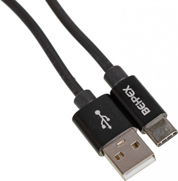 Кабель USB (m)-USB Type-C (m) 1м черный