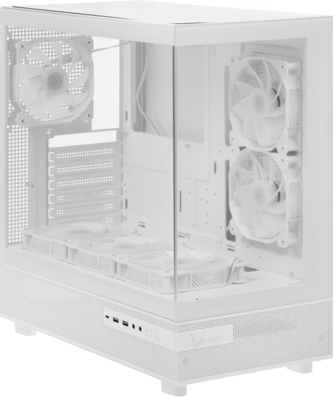 Корпус Formula Crystal Z8 COSMIC белый без БП ATX 3x120mm 5x140mm 1xUSB2.0 1xUSB3.0 1xUSB3.1 audio bott PSU