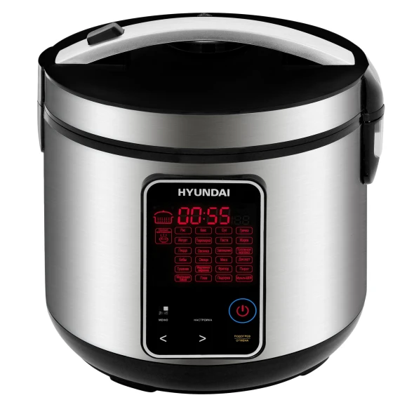 Мультиварка Hyundai HYMC-2400 5л 900Вт серебристый/черный Мультиварка Hyundai HYMC-2400 5л 900Вт серебристый/черный