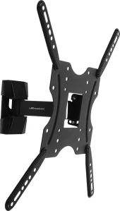 Кронштейн для телевизора Ultramounts UM901 черный 32"-55" макс.30кг настенный поворотно-выдвижной и наклонный Кронштейн для телевизора Ultramounts UM901 черный 32"-55" макс.30кг настенный поворотно-выдвижной и наклонный
