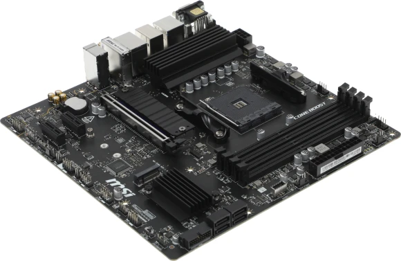 Материнская плата MSI B550M PRO-VDH WIFI Soc-AM4 AMD B550 4xDDR4 mATX AC`97 8ch(7.1) GbLAN RAID+HDMI+DP