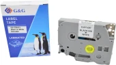 Картридж ленточный G&G GG-TZES251 черный на белом 24x8 для Brother 1010/1280/1280VP/2700VP