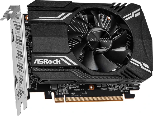 Видеокарта Asrock PCI-E 4.0 RX6400 CLI 4G AMD Radeon RX 6400 4Gb 64bit GDDR6 1923/16000 HDMIx1 DPx1 HDCP Ret Видеокарта Asrock PCI-E 4.0 RX6400 CLI 4G AMD Radeon RX 6400 4Gb 64bit GDDR6 1923/16000 HDMIx1 DPx1 HDCP Ret