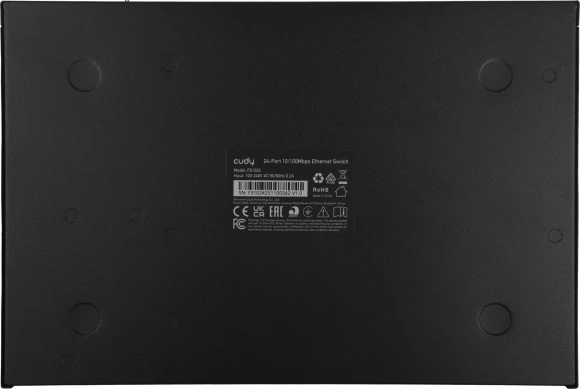 Коммутатор Cudy FS1024 (L2) 24x100Мбит/с неуправляемый Коммутатор Cudy FS1024 (L2) 24x100Мбит/с неуправляемый
