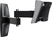 Кронштейн для телевизора Holder LCDS-5064 черный 15"-38" макс.30кг настенный поворот и наклон