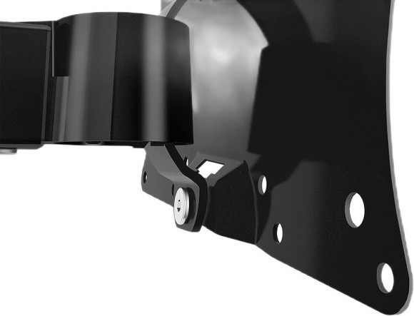 Кронштейн для телевизора Holder LCDS-5064 черный 15"-38" макс.30кг настенный поворот и наклон