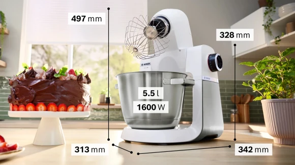 Кухонная машина Bosch MUMS6EW00 планетар.вращ. 1600Вт белый