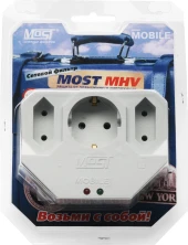 Сетевой фильтр Most MHV (3 розетки) белый (коробка)
