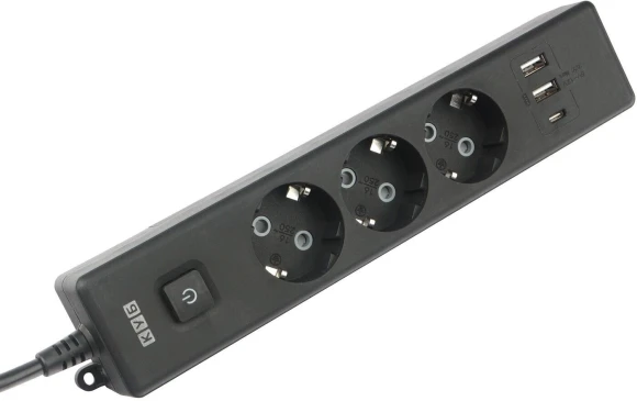 Сетевой удлинитель Powercube PC-6B-2M 1.9м (3 розетки) черный (коробка) Сетевой удлинитель Powercube PC-6B-2M 1.9м (3 розетки) черный (коробка)