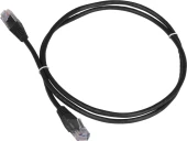 Патч-корд Lanmaster TWT-45-45-7.0-BK UTP RJ-45 вил.-вилка RJ-45 кат.5E 7м черный ПВХ