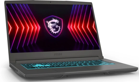 Ноутбук MSI Thin 15 B12VE-2075XRU Core i5 12450H 16Gb SSD1Tb NVIDIA GeForce RTX4050 6Gb 15.6" IPS FHD (1920x1080) без ОС grey space WiFi BT Cam (9S7-16R831-2075)
