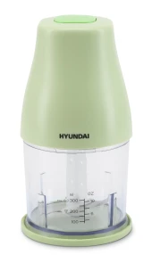 Измельчитель электрический Hyundai HYC-P3108 0.8л. 300Вт черный/зеленый