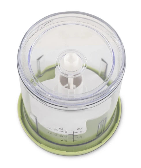 Измельчитель электрический Hyundai HYC-P3108 0.8л. 300Вт черный/зеленый