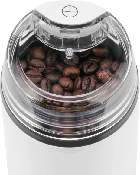 Кофемолка Maxwell MW-1703 W 200Вт сист.помол.:ротац.нож вместим.:45гр белый