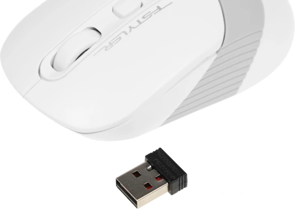 Мышь A4Tech Fstyler FG10S белый/серый оптическая 2000dpi silent беспров. USB для ноутбука 4but (FG10S WHITE) Мышь A4Tech Fstyler FG10S белый/серый оптическая 2000dpi silent беспров. USB для ноутбука 4but (FG10S WHITE)