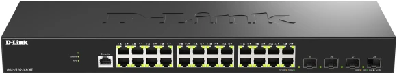 Коммутатор D-Link DGS-1210-28X/ME/C1A (L2) 24x1Гбит/с 4SFP+ управляемый