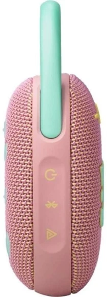 Колонка порт. JBL Clip 5 розовый 7W Mono BT 10м 1400mAh Колонка порт. JBL Clip 5 розовый 7W Mono BT 10м 1400mAh