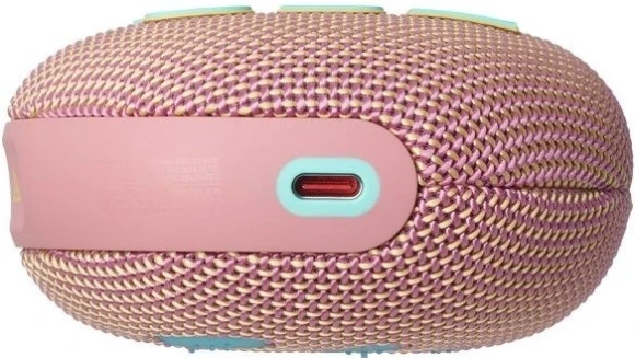 Колонка порт. JBL Clip 5 розовый 7W Mono BT 10м 1400mAh Колонка порт. JBL Clip 5 розовый 7W Mono BT 10м 1400mAh