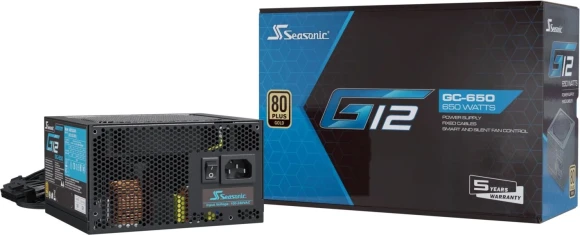 Блок питания Seasonic ATX 650W G12 GC-650 80+ gold (20+4pin) APFC 120mm fan 6xSATA RTL Блок питания Seasonic ATX 650W G12 GC-650 80+ gold (20+4pin) APFC 120mm fan 6xSATA RTL