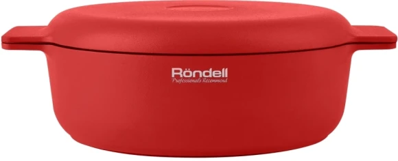 Сотейник Rondell Red Edition RDA-1119 3.2л. d=24см (с крышкой) красный