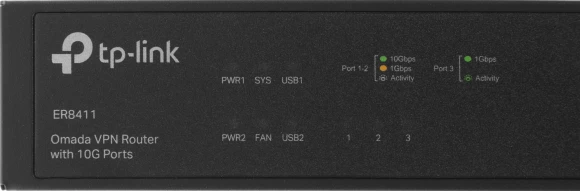 Межсетевой экран TP-Link ER8411 10/100/1000BASE-TX/SFP/SFP+ черный Межсетевой экран TP-Link ER8411 10/100/1000BASE-TX/SFP/SFP+ черный