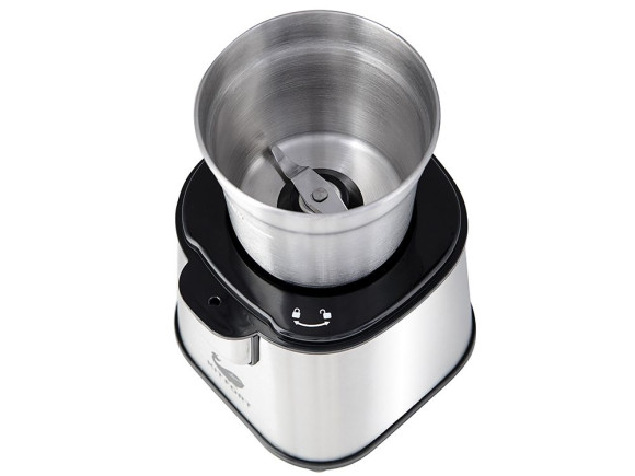 Кофемолка Kitfort КТ-1315 180Вт сист.помол.:ротац.нож вместим.:60гр серебристый Кофемолка Kitfort КТ-1315 180Вт сист.помол.:ротац.нож вместим.:60гр серебристый