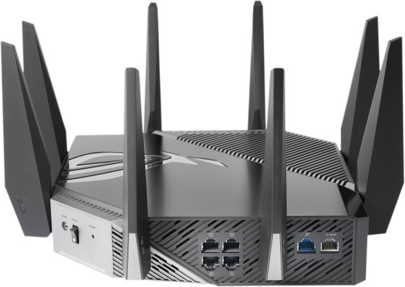 Роутер беспроводной Asus GT-AXE11000 AXE11000 100/1000/2500BASE-T черный Роутер беспроводной Asus GT-AXE11000 AXE11000 100/1000/2500BASE-T черный