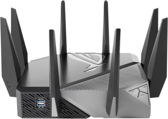 Роутер беспроводной Asus GT-AXE11000 AXE11000 100/1000/2500BASE-T черный Роутер беспроводной Asus GT-AXE11000 AXE11000 100/1000/2500BASE-T черный