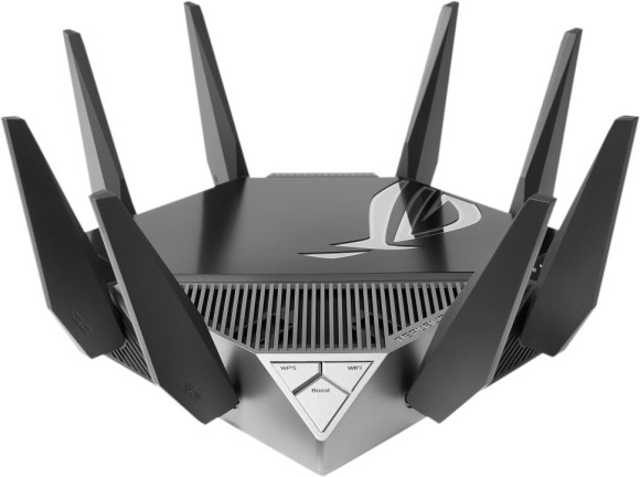 Роутер беспроводной Asus GT-AXE11000 AXE11000 100/1000/2500BASE-T черный Роутер беспроводной Asus GT-AXE11000 AXE11000 100/1000/2500BASE-T черный