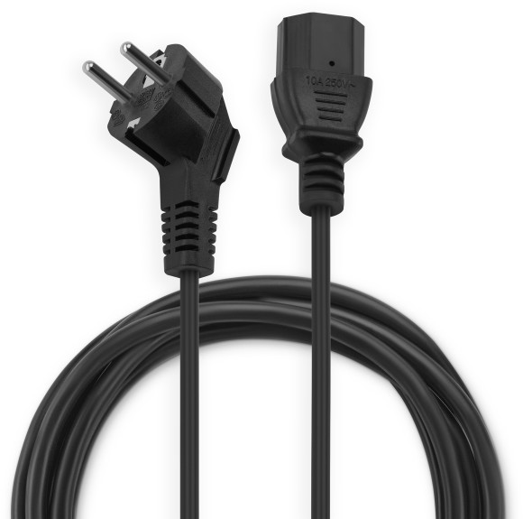 Кабель Buro AN23-1000-3 IEC C13 Евровилка 3м Кабель Buro AN23-1000-3 IEC C13 Евровилка 3м