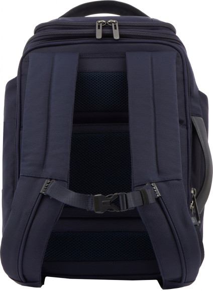 Сумка дорожная Piquadro Brief2 BV6154BR2/BLU с отделением для ноутбука 14" синяя нейлон/натур.кожа