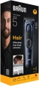 Машинка для стрижки Braun HC5550 черный (насадок в компл:2шт)