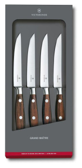 Набор ножей кухон. Victorinox Grand Maitre 7.7240.2 (7.7240.2) компл.:1предм. вилка дерево подар.коробка Набор ножей кухон. Victorinox Grand Maitre 7.7240.2 (7.7240.2) компл.:1предм. вилка дерево подар.коробка