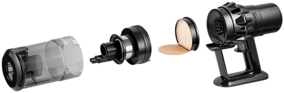 Пылесос ручной Kitfort КТ-5284 550Вт черный Пылесос ручной Kitfort КТ-5284 550Вт черный